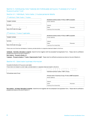 BlackRock Investor Identification Form