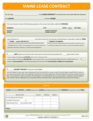 Residential Lease Agreement