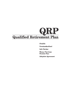 Qualified Retirement Plan Adoption Agreement