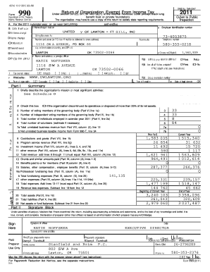 IRS Form 990 2011