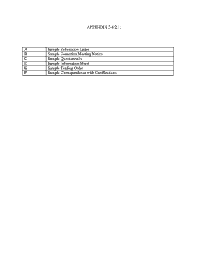 US Trustee Committee of Unsecured Creditors Questionnaire