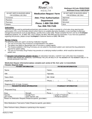 Medication Request Form