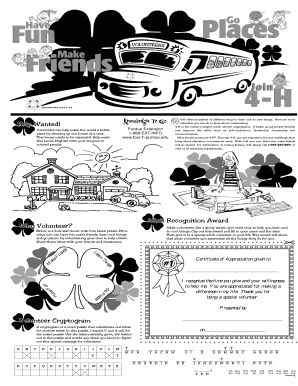 4-H Volunteer Recognition Award