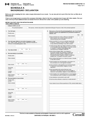 Canada Citizenship Application Form