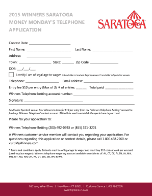Winners Telephone Betting Application