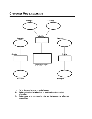 Fillable Online Character Map (Literary Element) Fax Email Print Fillable Online Character Map (Literary Element) Fax Email Print
