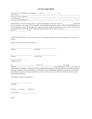 Quitclaim Deed