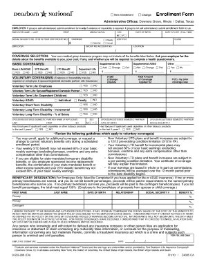 Employee Enrollment Form