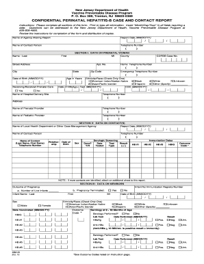 New Jersey Perinatal Hepatitis-B Case Report