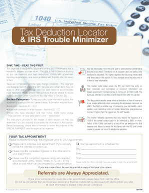 2011 US Federal Tax Organizer