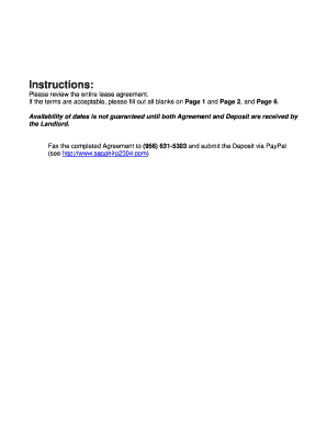 Residential Condominium Lease Agreement