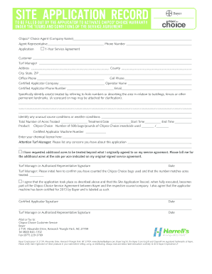 Chipco Choice Warranty Activation Form