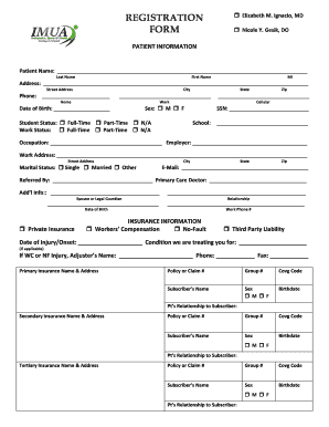 Patient Registration Form