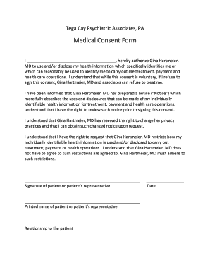 Medical Consent Form