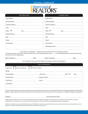 Referral Agreement
