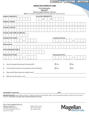 Magellan Complete Care Prior Authorization for Panretin