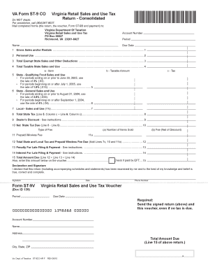 Virginia Retail Sales And Use Tax Return