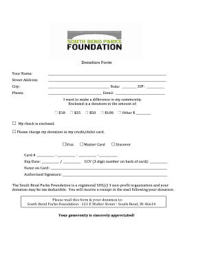 Donation Form