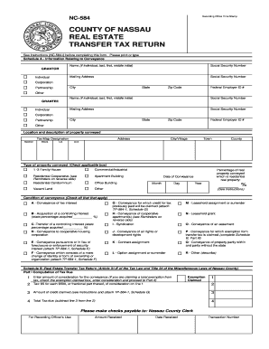 Nassau County Real Estate Transfer Tax Return