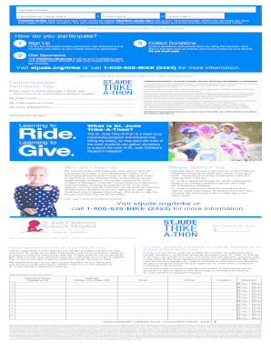 St-jude-trike-a-thon-sponsor-form-envelope-2016 Trike-A-Thon Sponsor Form Envelope - stjude