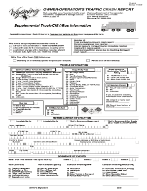 Wyoming Traffic Crash Report