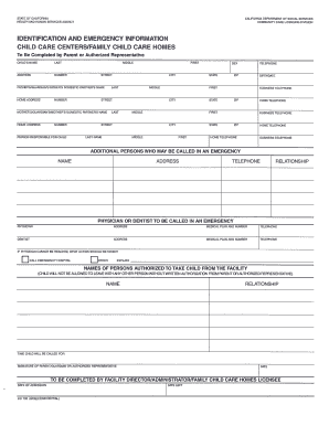 Authorization and Waiver to Transport Child