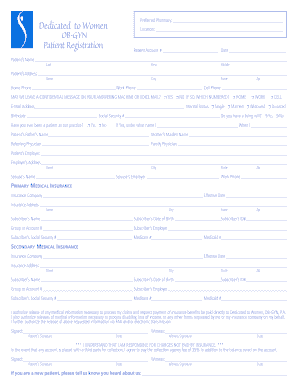 Patient Registration Form