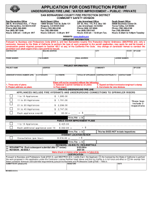 Construction Permit Application
