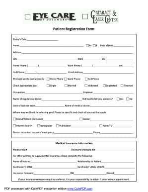 Patient Registration Form