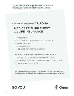 Arizona Medicare Supplement and Life Insurance Application