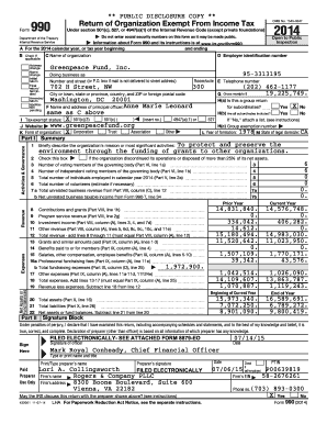 Form 990 2014