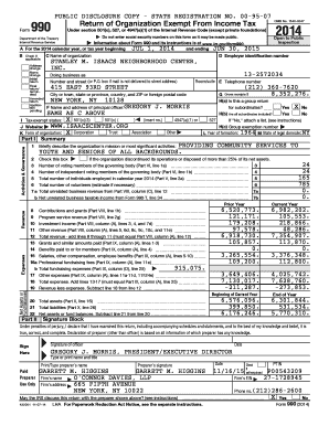 IRS Form 990 2014