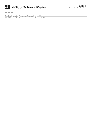 Premises Description Form