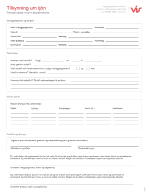 VIS Insurance Claim Form