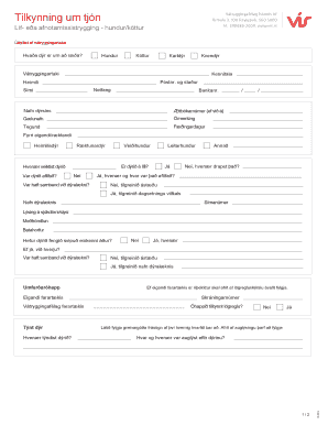 Pet Insurance Claim Form
