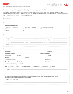 Icelandic Health Insurance Application
