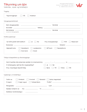 Travel Insurance Claim Form