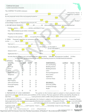 Florida Contract to Lease