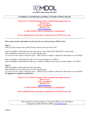 Medical Office Provider Enrollment Form
