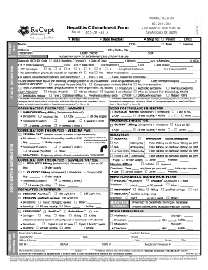 Hepatitis C Enrollment Form