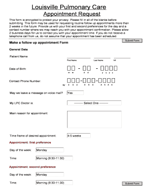 Appointment Request Form