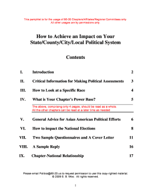 Political Impact Guide for Asian American Chapters