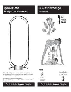 Ancient Egypt Student Guide