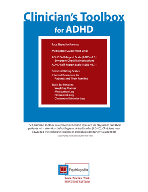 ADHD Self-Report Scale ASRS-v1.1