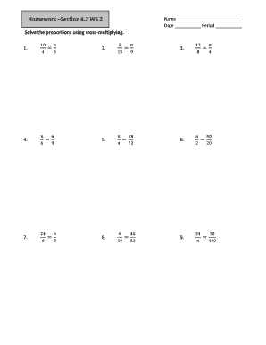 Math Homework Worksheet