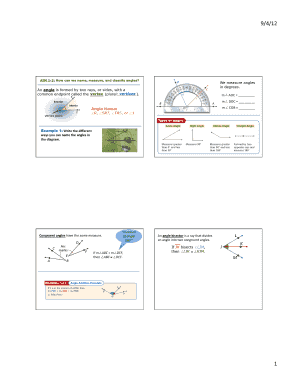Geometry Worksheet: Angle Naming and Relationships