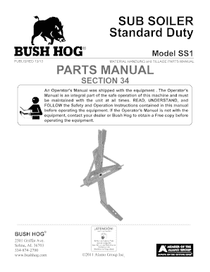 Bush Hog Limited Warranty