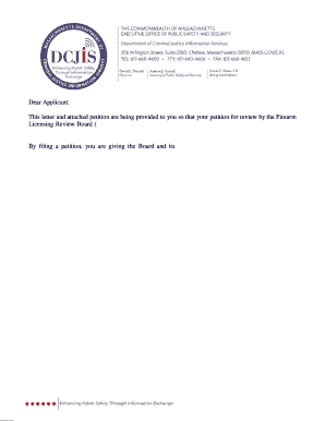 Firearm Licensing Review Board Petition