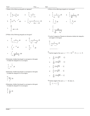 Calculus Exam