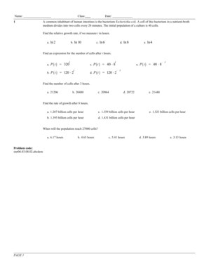 Math Homework Assignment